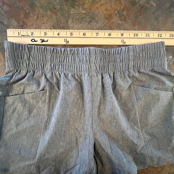 Kyodan Girls Grey Mix Elastic Waist Shorts Medium - Picture 3 of 9